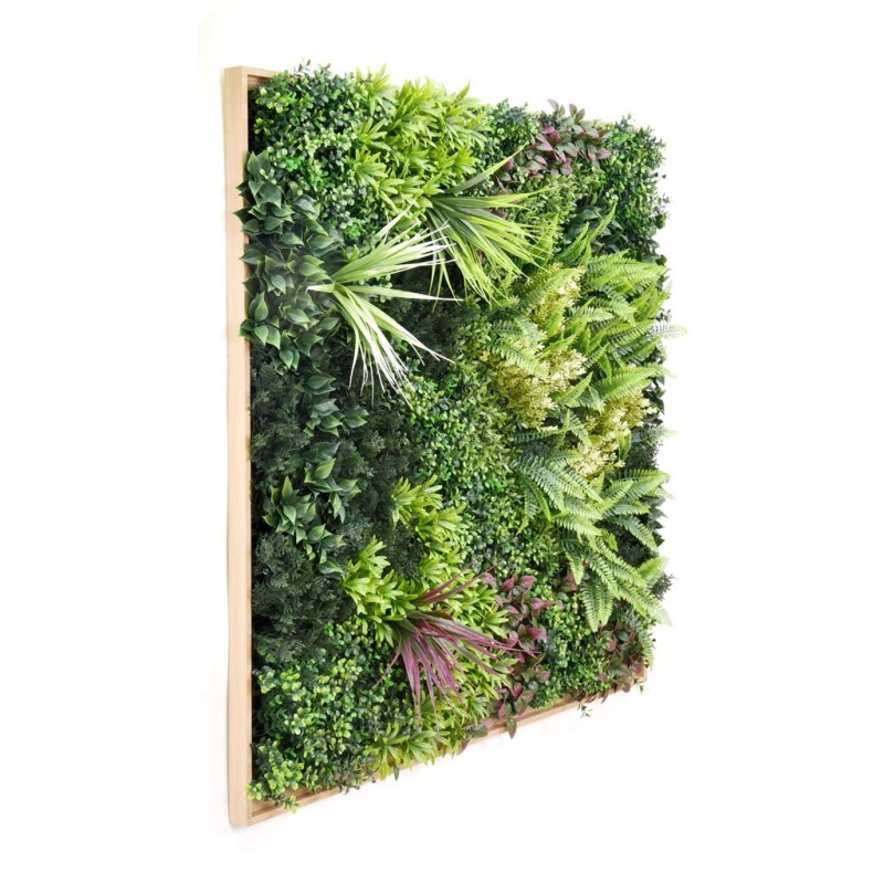 CUADRO VEGETAL ARTIFICIAL 100X100CM