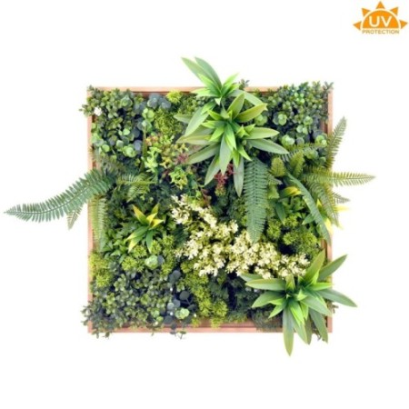 CUADRO VEGETAL ARTIFICIAL 50X50CM