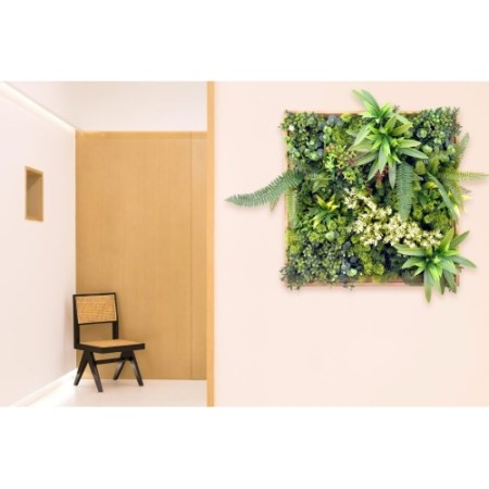 CUADRO VEGETAL ARTIFICIAL 50X50CM