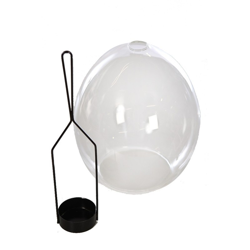 CUPULA PORTAVELAS CRISTAL 16CM