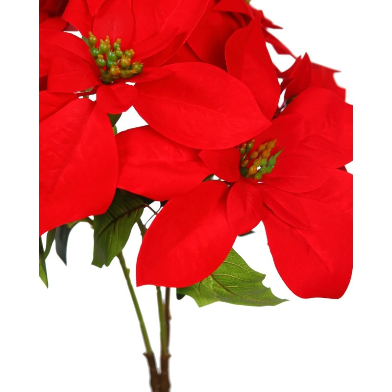 FLOR DE PASCUA X7 ARTIFICAL 50CM