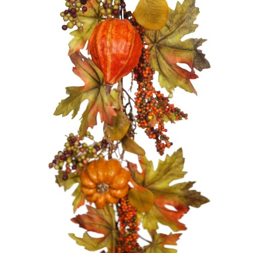 GUIRNALDA OTOÑAL CALABAZAS ARTIFICIAL 170CM 2