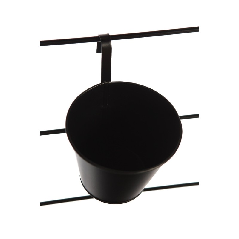 JARDINERA METALICA CON MACETAS 137CM