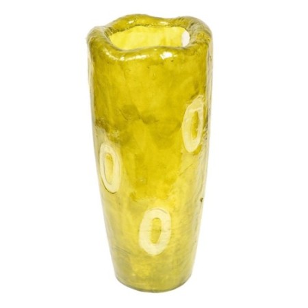 JARRON FIBRA DE VIDRIO ALT 24CM ø10CM