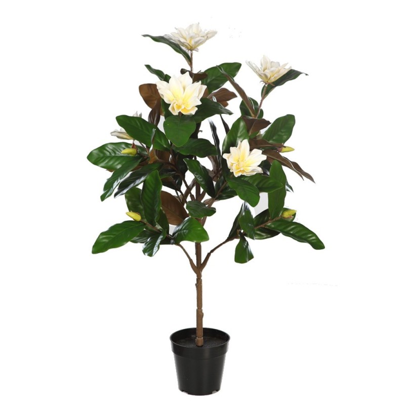 MAGNOLIO ARTIFICIAL CON MACETA 90CM