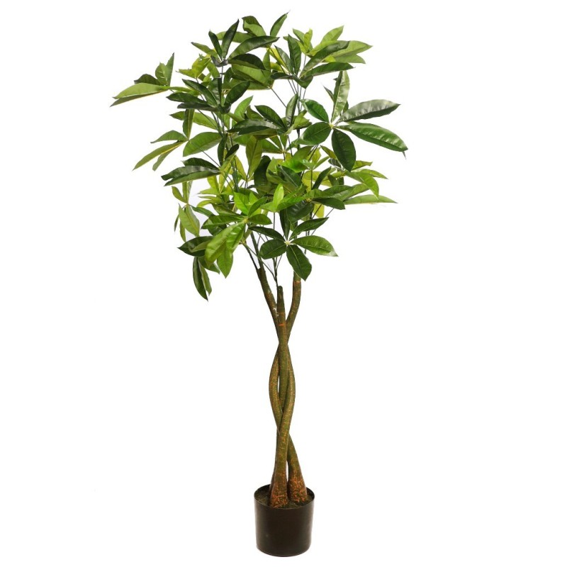 PACHIRA ARTIFICIAL CON MACETA 150CM