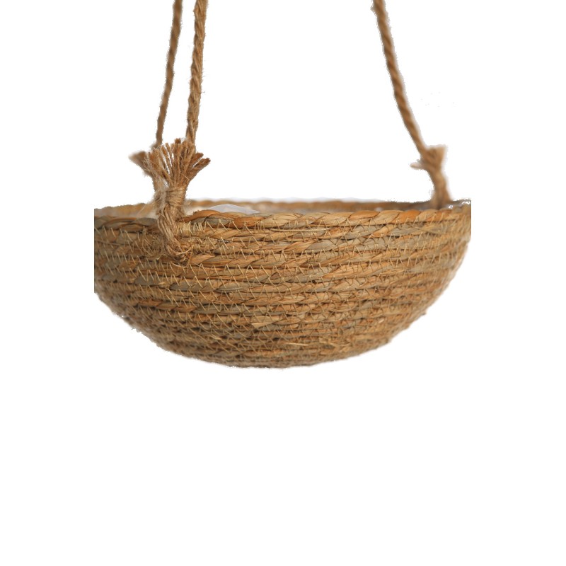 CESTA CUENCO YUTE COLGANTE ø 20CM