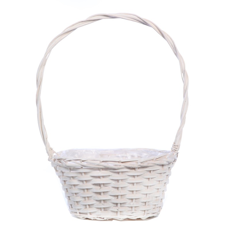 CESTA OVALADA CON ASA 53CM