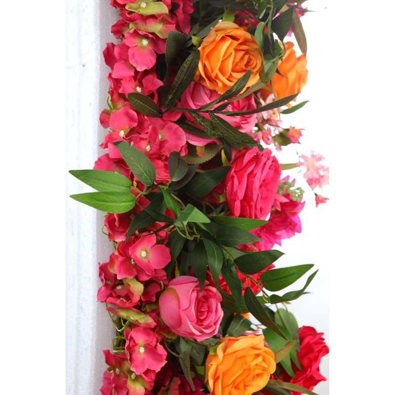 PANEL DE FLORES ARTIFICIALES 150x40CM