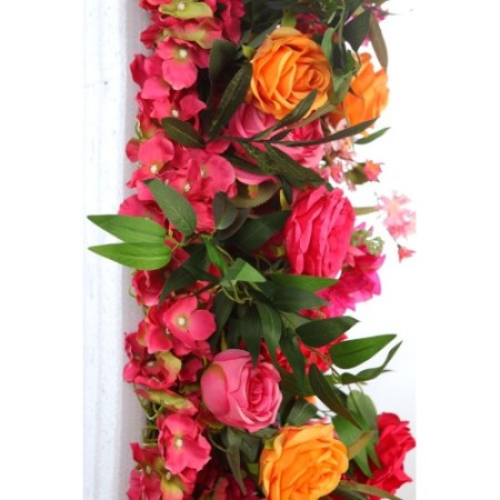 PANEL DE FLORES ARTIFICIALES 150x40CM