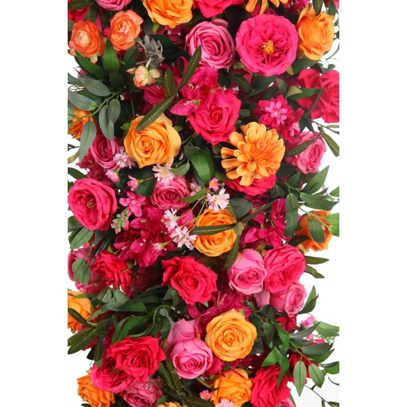 PANEL DE FLORES ARTIFICIALES 150x40CM