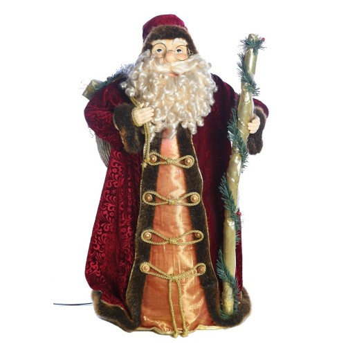 PAPA NOEL CON LUZ 78 CM