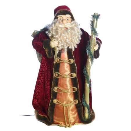 PAPA NOEL CON LUZ 78 CM