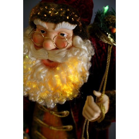 PAPA NOEL CON LUZ 78 CM
