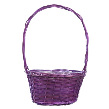 CESTA OVALADA CON ASA 53CM