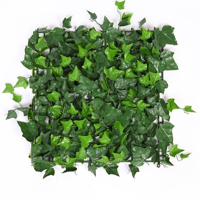 PLACA DE HIEDRA ARTIFICIAL 50 X 50 CM