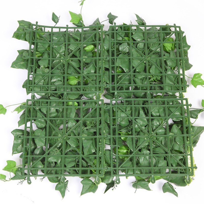 PLACA DE HIEDRA ARTIFICIAL 50 X 50 CM