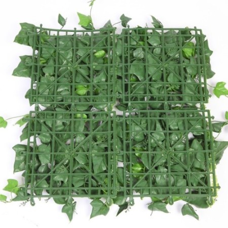 PLACA DE HIEDRA ARTIFICIAL 50 X 50 CM