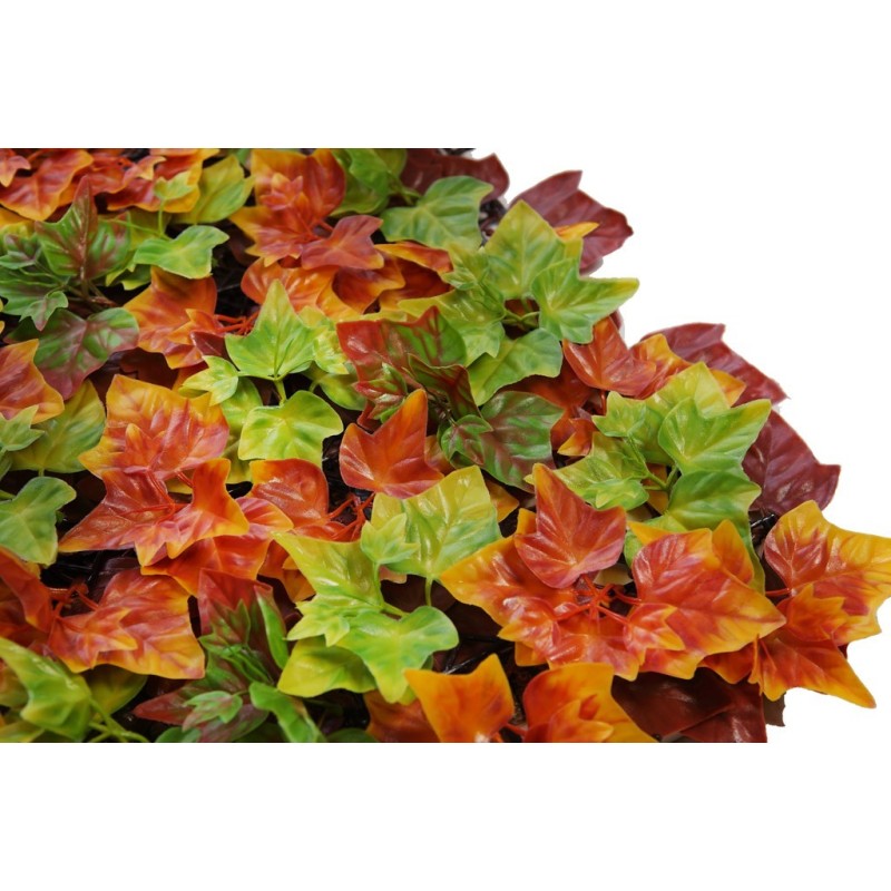 PLACA HIEDRA OTOÑAL ARTIFICIAL 50CMX50CM