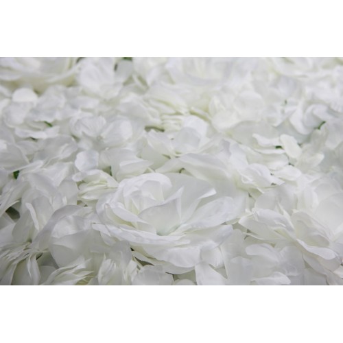 PLACA ROSAS Y HORTENSIAS ARTIFICIAL 60X40CM 2