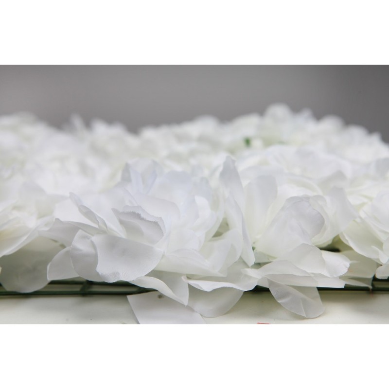 PLACA ROSAS Y HORTENSIAS ARTIFICIAL 60X40CM