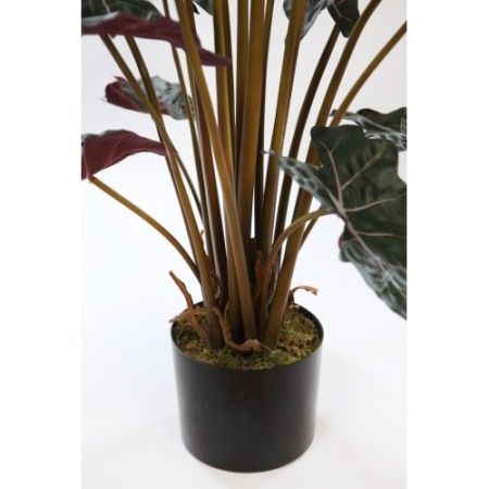 PLANTA ALOCASIA ARTIFICIAL EN MACETA 100CM