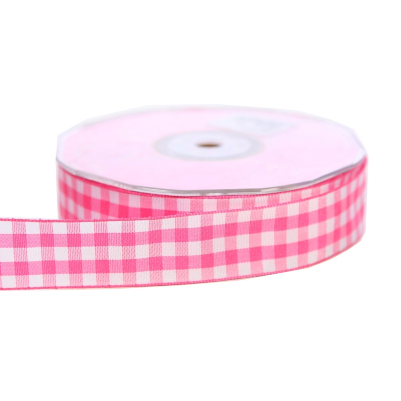 CINTA CUADROS VICHY 25MM