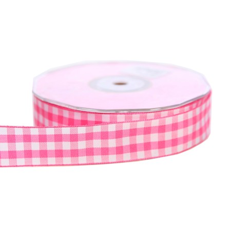 CINTA CUADROS VICHY 25MM