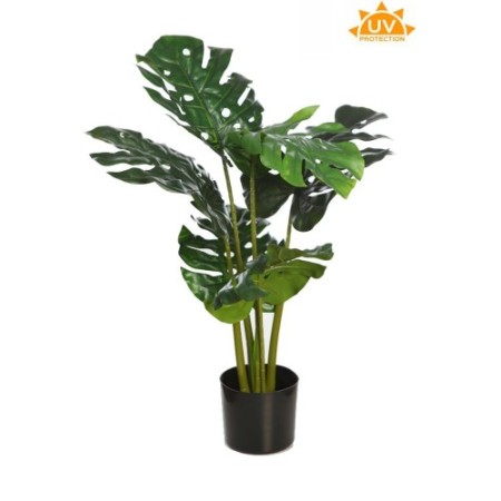 PLANTA MONSTERA ARTIFICIAL EN MACETA 78CM