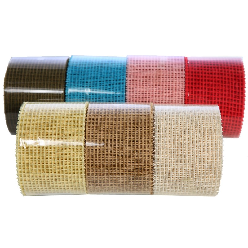 CINTA YUTE RIGIDO 7CM x 10M