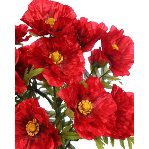 RAMILLETE AMAPOLAS ARTIFICIALES 60CM 2