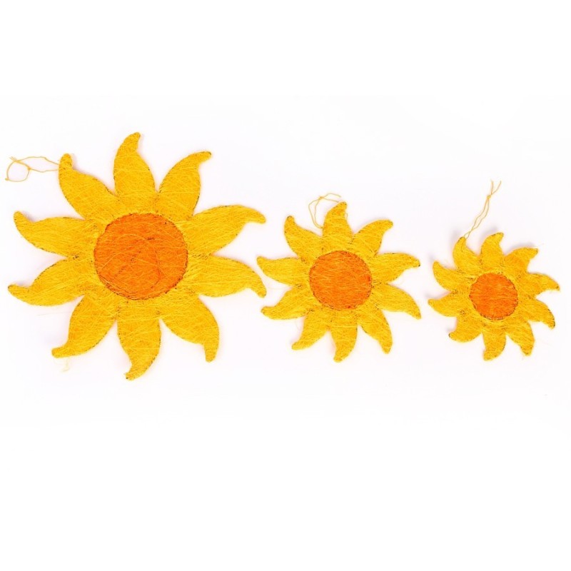 SET GIRASOL, 15CM, 20CM, 30CM
