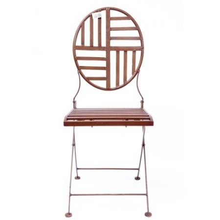 SILLA  DE JARDIN PLEGABLE ALT. 100 CM ANCH.40 CM