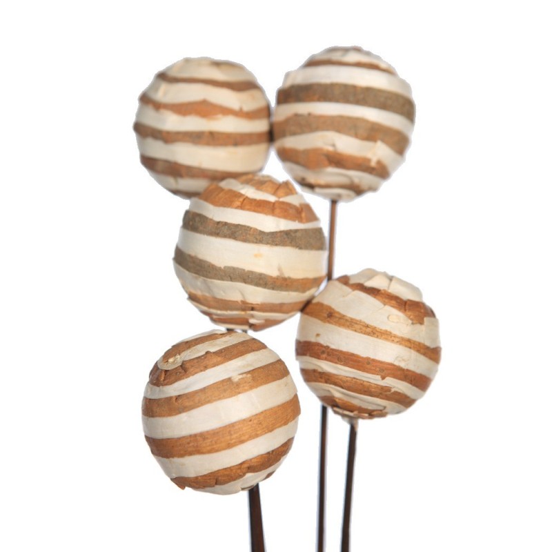 SOLA ZEBRA/GLOBE ON STEM 5 PCS 75CM