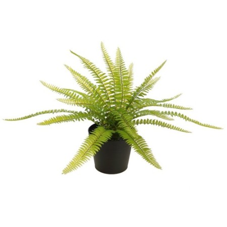 HELECHO ARTIFICAL EN MACETA ALT 25CM