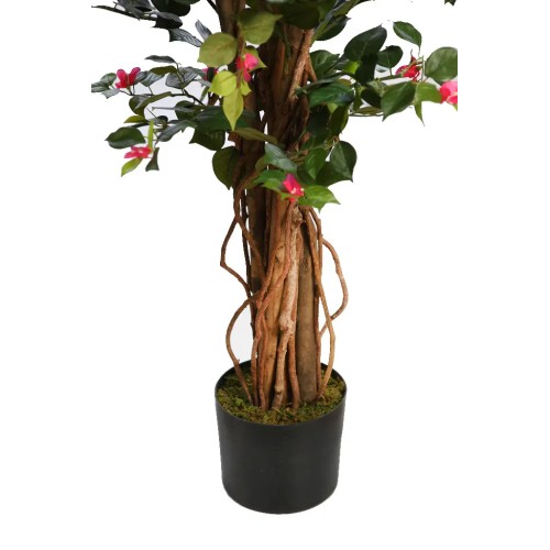 ARBOL DE BUGANVILLA CON MACETA ARTIFICIAL 130CM 2
