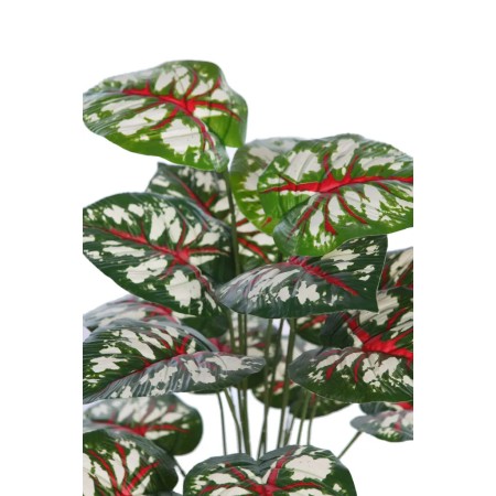 PLANTA CALADIUM ROJO ARTIFICIAL 65CM