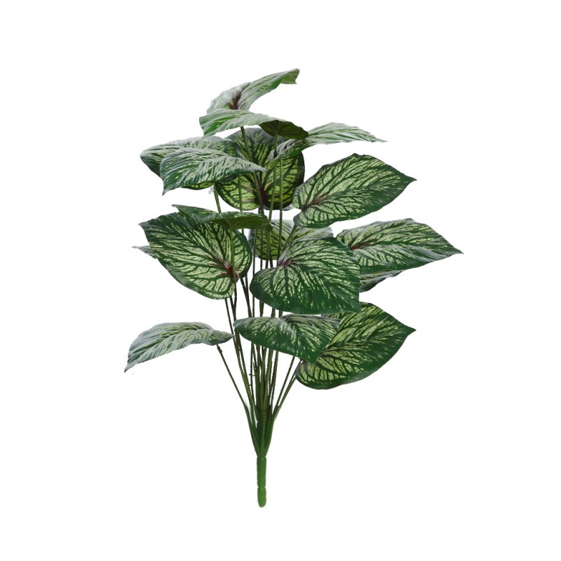 PLANTA CALADIUM VERDE ARTIFICIAL 65CM