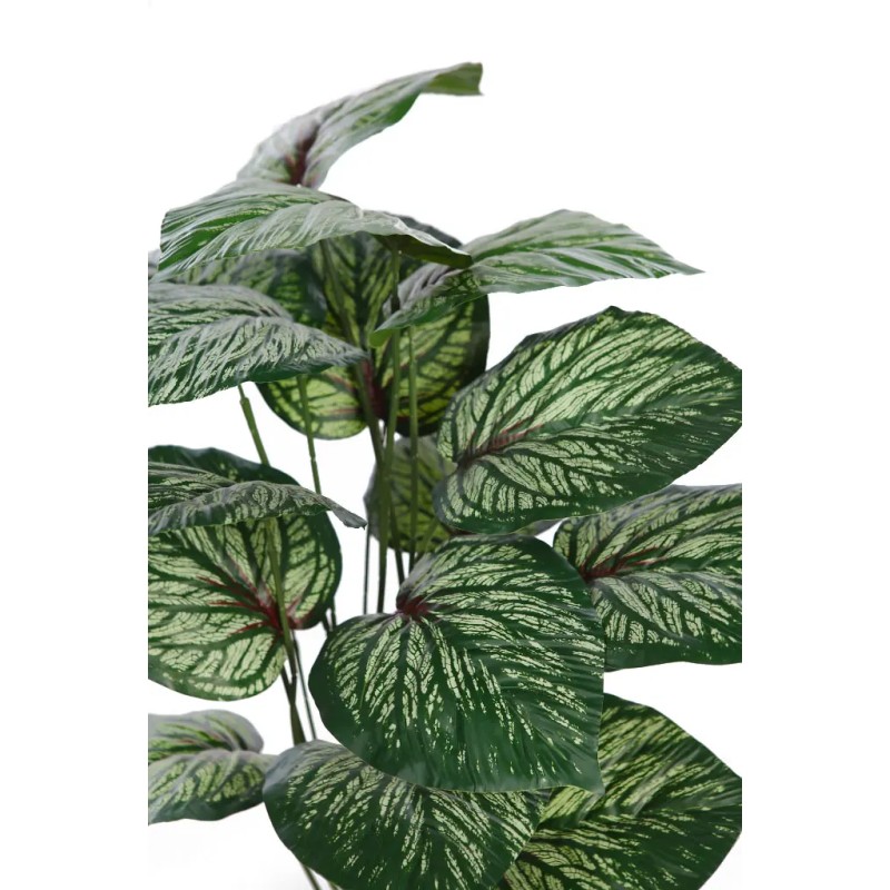 PLANTA CALADIUM VERDE ARTIFICIAL 65CM