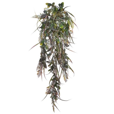 PLANTA COLGANTE HOJAS Y HELECHOS 80CM