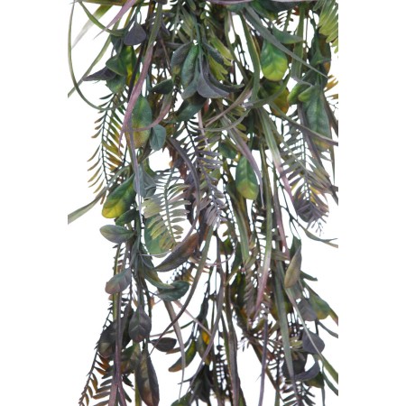 PLANTA COLGANTE HOJAS Y HELECHOS 80CM
