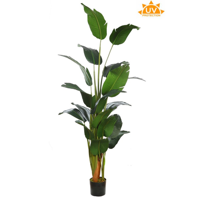 BANANERA ARTIFICIAL EN MACETA 225CM