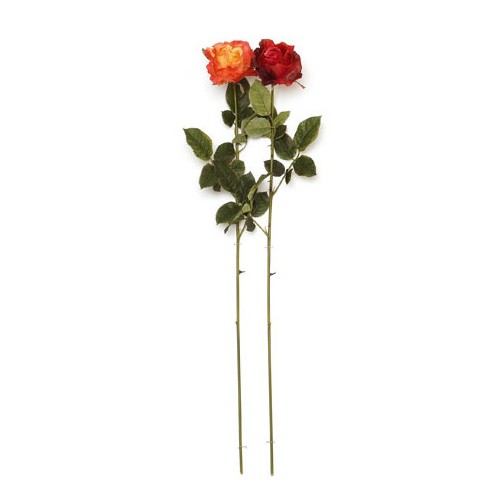 SET DE 2 ROSAS ARTIFICIAL 65CM