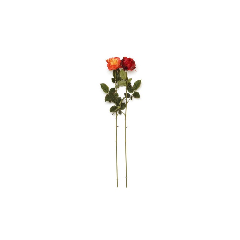 SET DE 2 ROSAS ARTIFICIAL 65CM