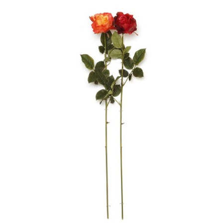 SET DE 2 ROSAS ARTIFICIAL 65CM