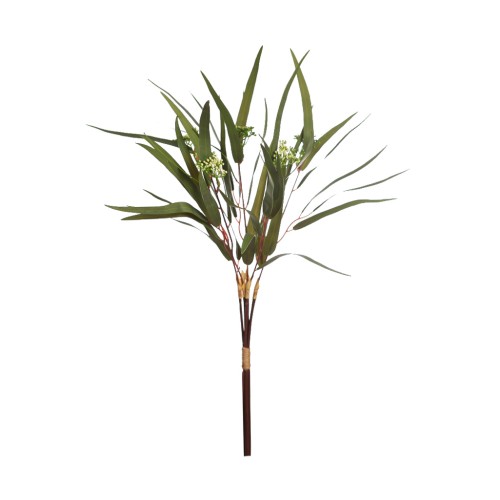 ATADO EUCALIPTO CON FLOR ARTIFICIAL 48CM