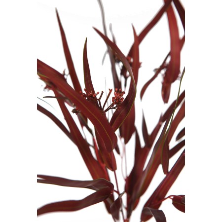 ATADO EUCALIPTO CON FLOR ARTIFICIAL 48CM