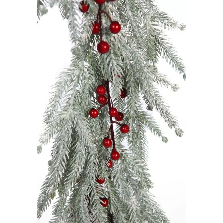 GUIRNALDA PINO Y BERRY NEVADA ARTIFICIAL 140CM