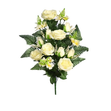 BOUQUET CAPULLOS Y ROSAS 56CM
