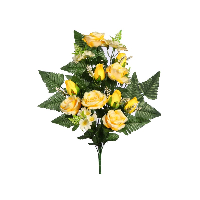 BOUQUET CAPULLOS Y ROSAS 56CM
